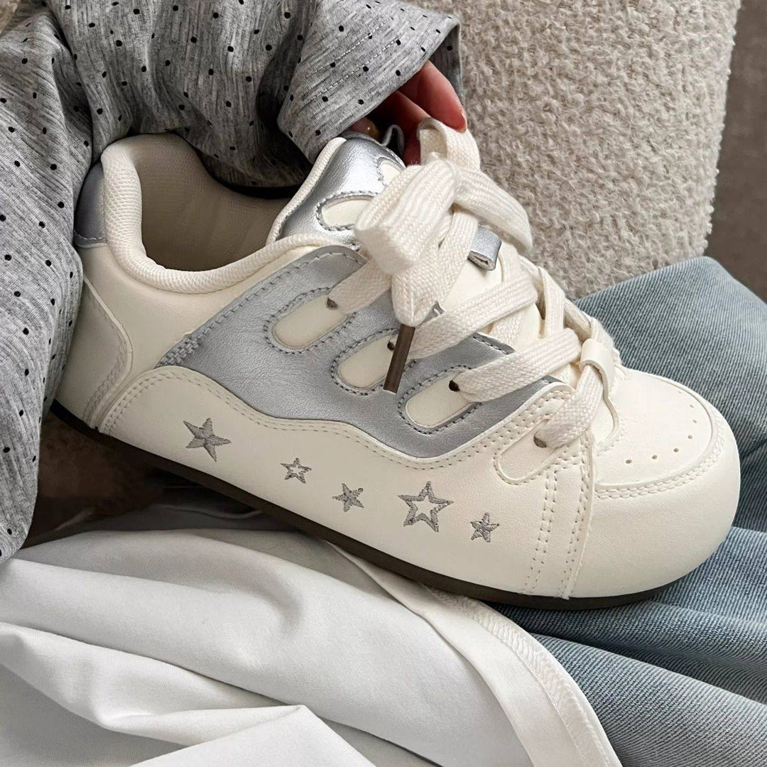 Damen Sneakers im trendigen Sternen-Design EB
