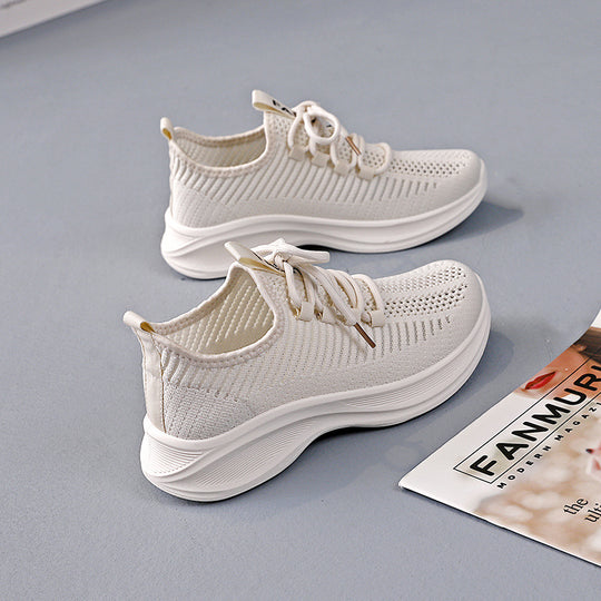 Damen Atmungsaktive Freizeitsneaker mit flexibler Sohle und modernem Design EB