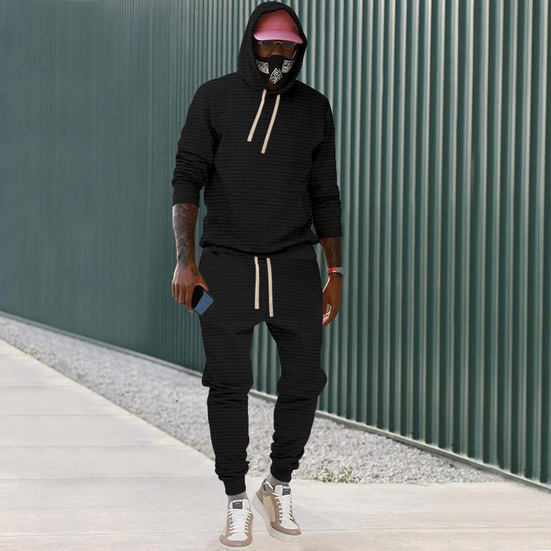 Herren Sportanzug mit atmungsaktivem Material und praktischen Taschen EB