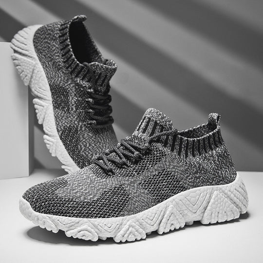 Unisex nan urbaner Strick-Schlupfsneaker mit sockenhaftem Schaft und markanter Profilsohle EB