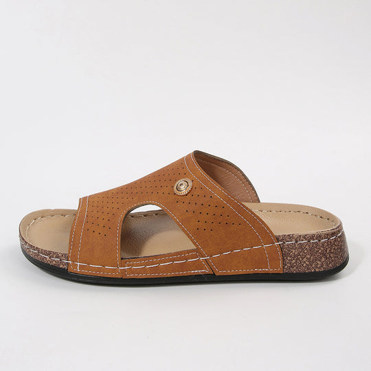 Damen Komfortable Clogs mit offenem Design EB
