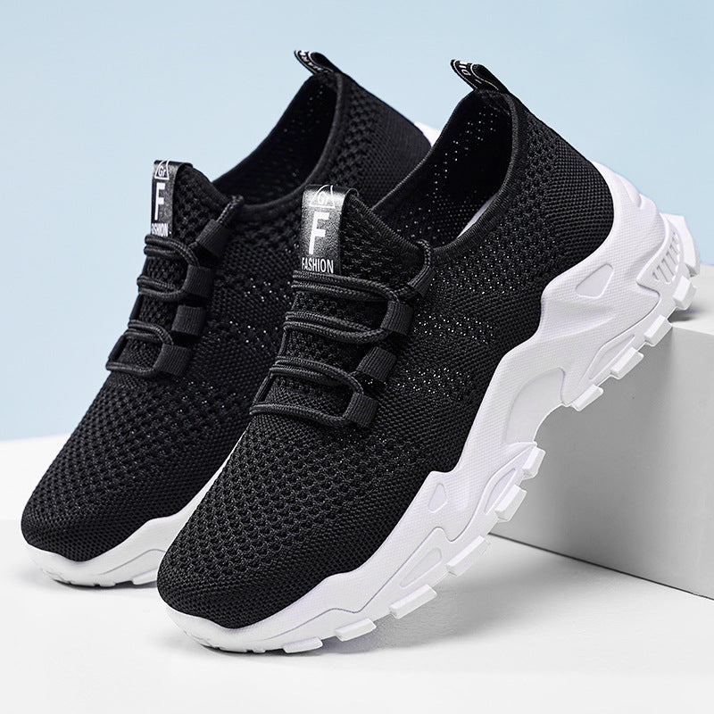 Damen Atmungsaktive Fitness Sneakers mit rutschfester Sohle EB