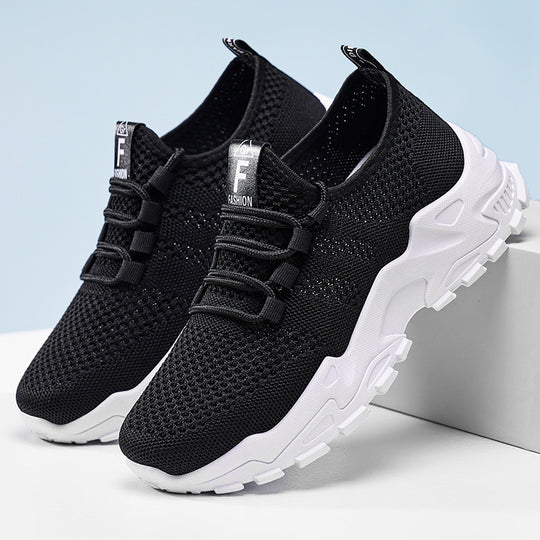 Damen Atmungsaktive Fitness Sneakers mit rutschfester Sohle EB