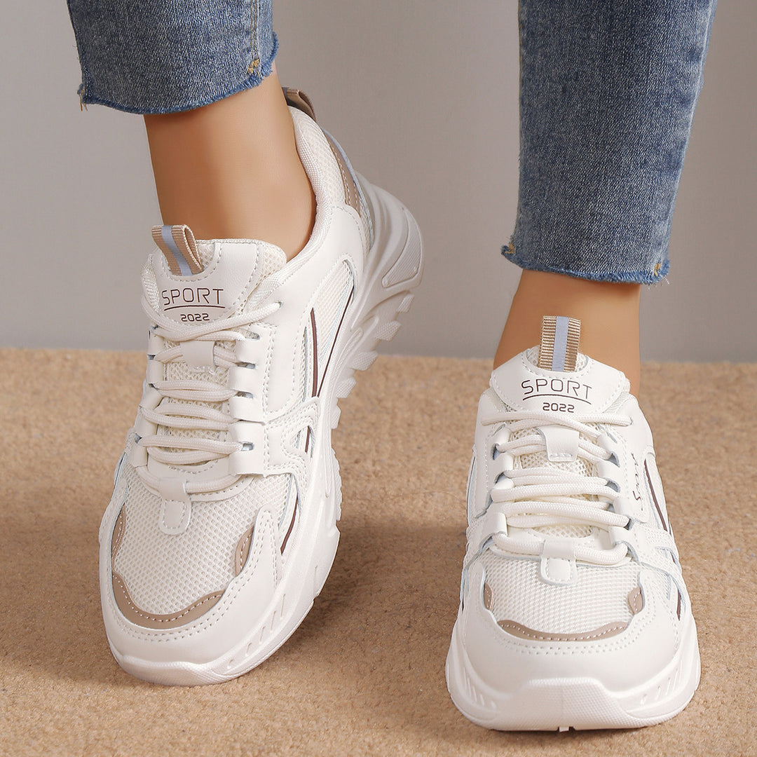 Damen Sportliche Sneakers mit ergonomischer Dämpfung und atmungsaktiver Oberfläche EB