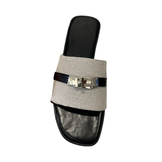 Damen elegante Sandalen mit modischem Riemendesign und strapazierfähiger Sohle EB