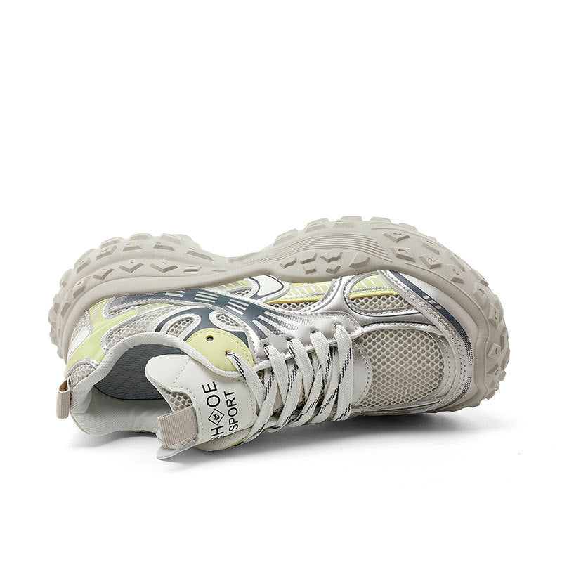 Damen sportliche Lauf-Sneaker mit stoßdämpfendem Komfort und atmungsaktiver Konstruktion EB