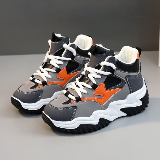 Damen sportliche High-Top Sneakers mit dämpfendem Sohlenprofil EB