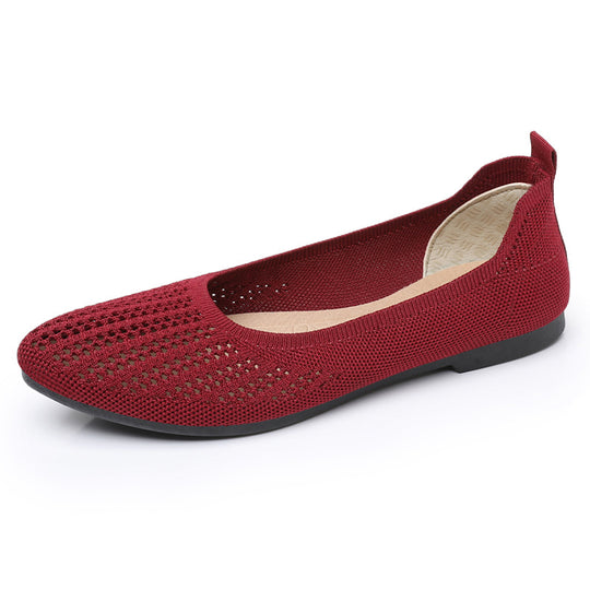 Damen Atmungsaktive und flexible Ballerinas mit elegantem Design EB