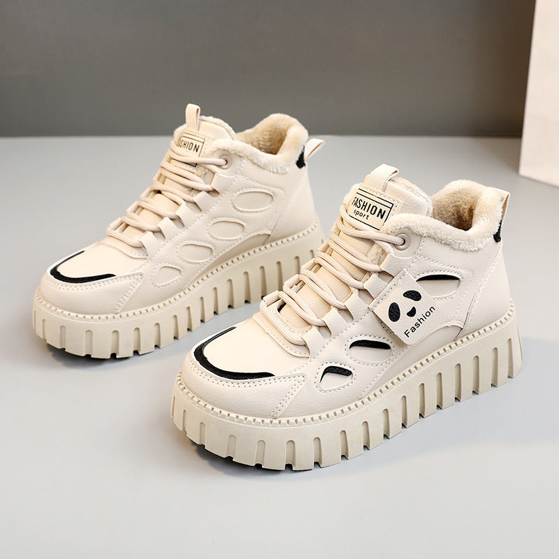 Damen High-Top Sneaker mit bequemer Fütterung und sportlichem Design EB