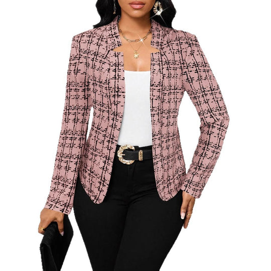 Damen raffinierte Business-Blazerjacke EB