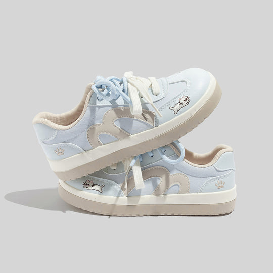 Damen Sneaker mit verspieltem Tiermotiv von EB