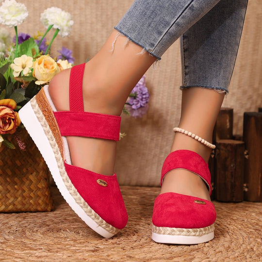 Damen Plateau Sandalen EB