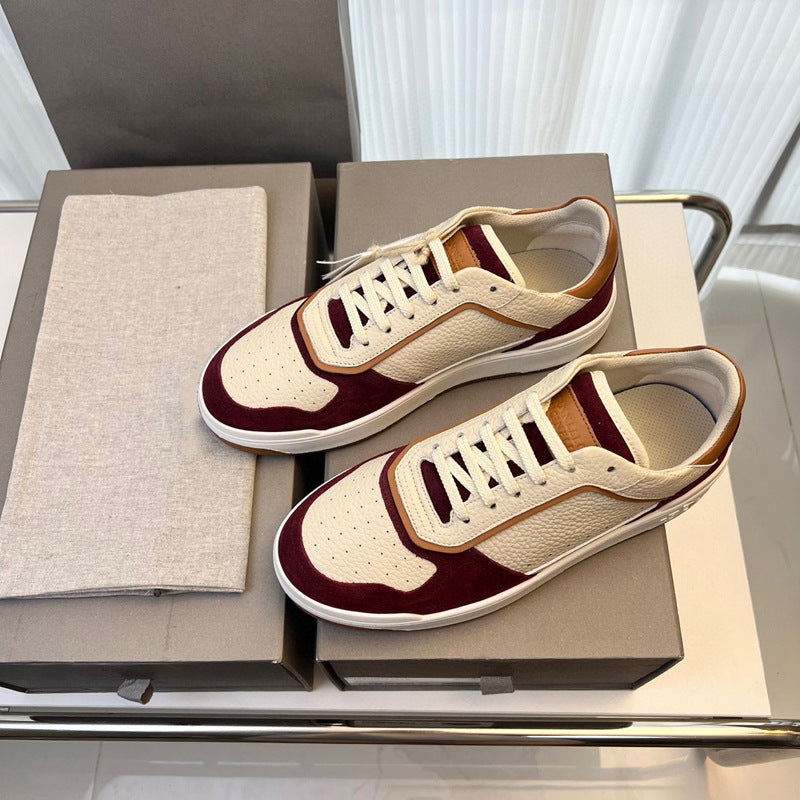 Damen Sportliche Sneaker mit atmungsaktiver Oberflächenstruktur und gepolsterter Innensohle EB