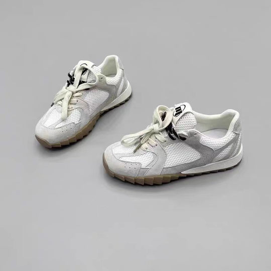 Damen Sportliche Sneakers mit atmungsaktiver Mesh-Oberfläche und rutschfester Laufsohle EB