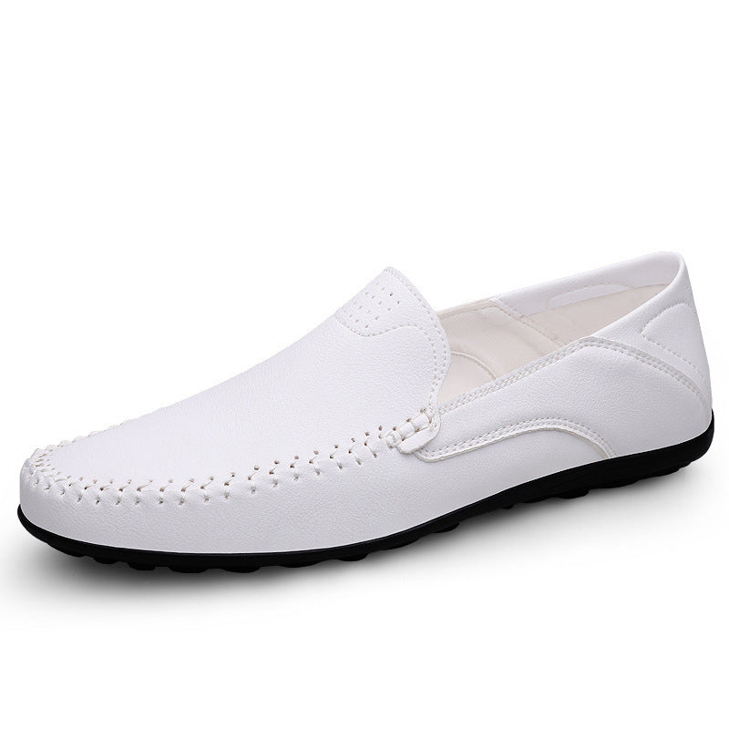 Herren Mokassins aus weichem Leder mit rutschfester Sohle EB
