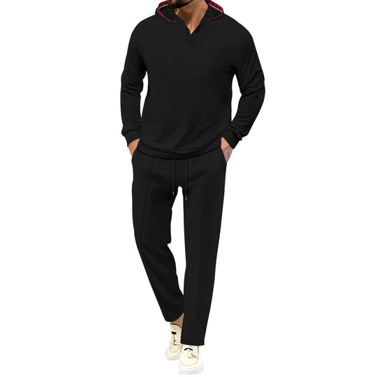 Herren lässiges Hoodie-Set mit innovativem Design und atmungsaktiven Eigenschaften EB
