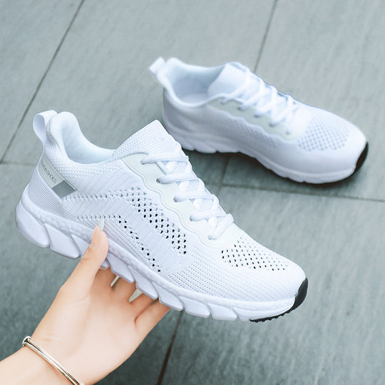 Damen Leichte Atmungsaktive Laufschuhe mit stoßdämpfendem Fußbett EB