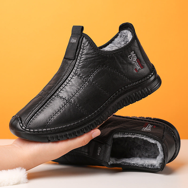 Damen Bequeme Hausschuhe mit samtigem Innenfutter und rutschfester Sohle EB