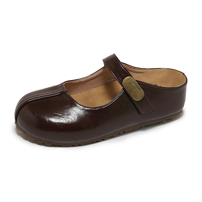 Damen modische Clogs mit elegantem Riemen und komfortabler Sohle EB