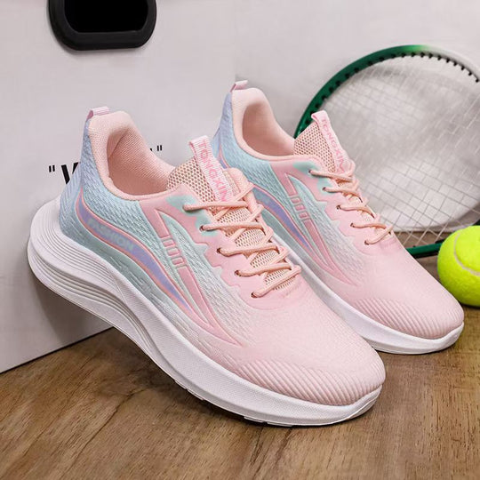 Damen Sportliche Laufschuhe mit atmungsaktivem Obermaterial und dämpfender Sohle EB
