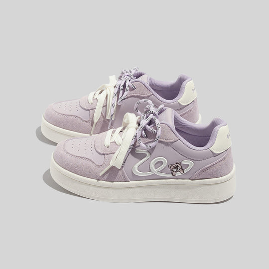 Damen Komfortable Freizeitsneaker mit modischem Stickereidesign EB