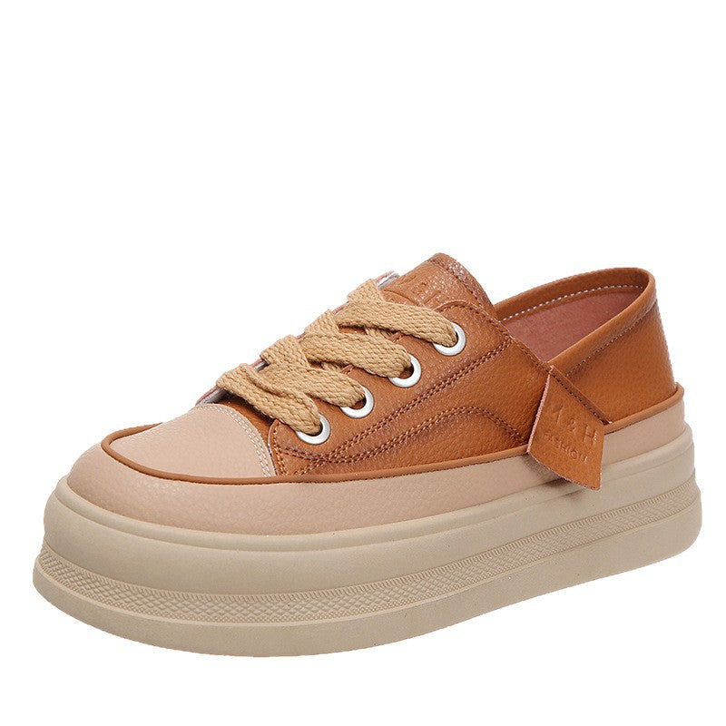 Damen Bequeme Sneaker mit Plateau-Sohle EB