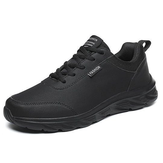 Herren nan schlanker City-Sneaker mit wasserabweisender Kunstlederoberfläche, stoßabsorbierender EVA-Zwischensohle und gepolstertem Fersenkragen EB