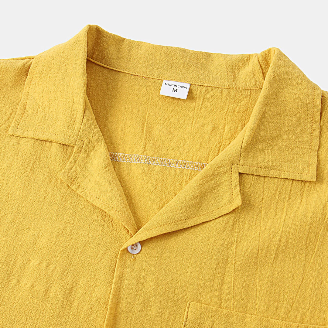 Damen Pyjama-Set aus leichtem, atmungsaktivem Stoff mit knöpfbarem Oberteil und elastischem Bund EB