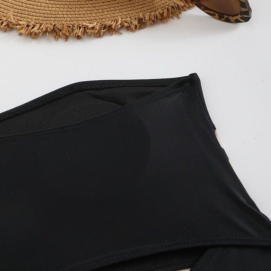 Damen Elegantes Bikini-Set mit tierischem Muster EB