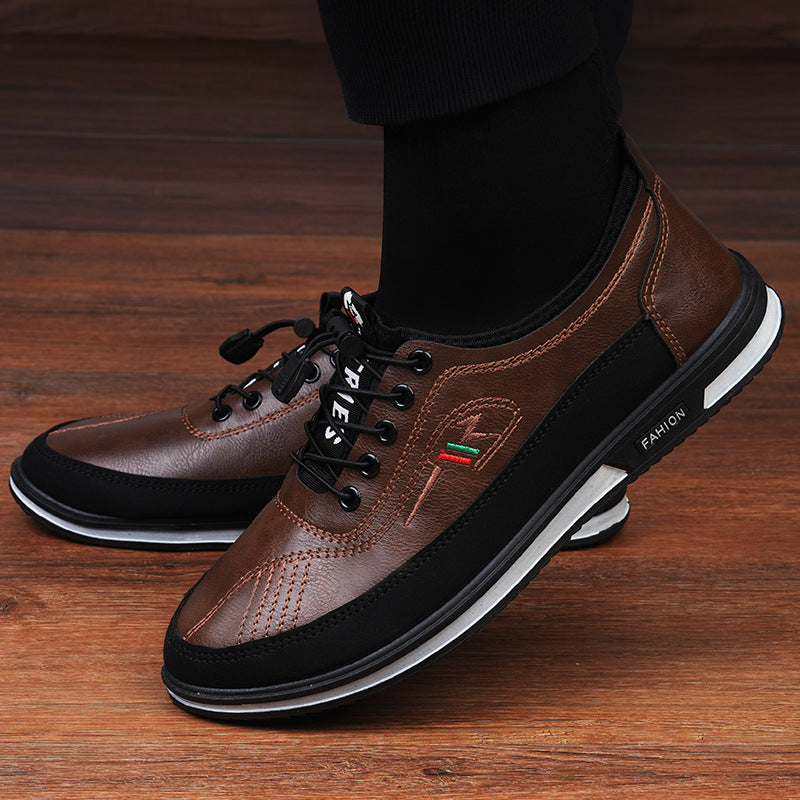 Herren Freizeit-Schnürschuhe mit innovativer Schnellschnürtechnologie und rutschfester Sohle EB