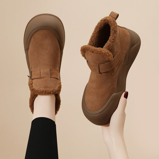 Damen Winterliche Stiefeletten mit kuscheligem Innenfutter EB