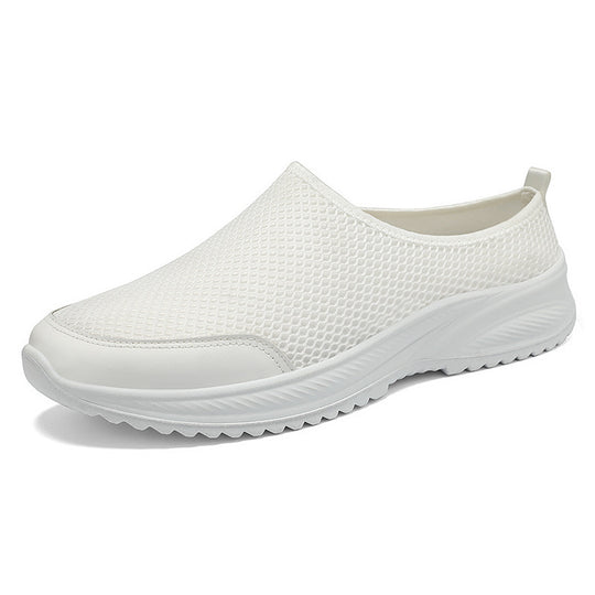 Damen Atmungsaktive Slip-On Freizeitschuhe mit flexiblem Material EB