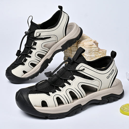 Damen Sportliche Outdoor-Sandalen mit verstellbarem Schnellschnürsystem und rutschfester Sohle EB