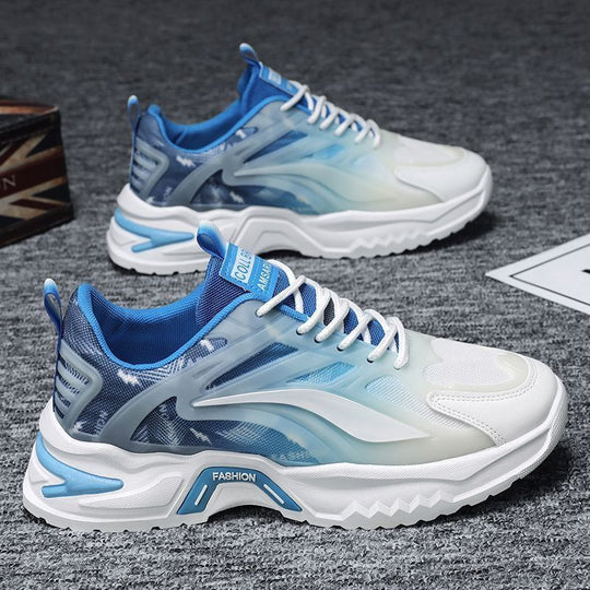 Damen Sportliche Sneaker mit atmungsaktivem Obermaterial und stoßdämpfender Sohle EB
