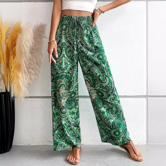 Damen Weite Palazzohose EB