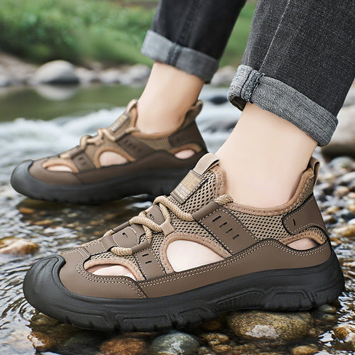 Damen Sportliche Outdoor-Sandalen mit rutschfester Sohle und atmungsaktivem Obermaterial EB