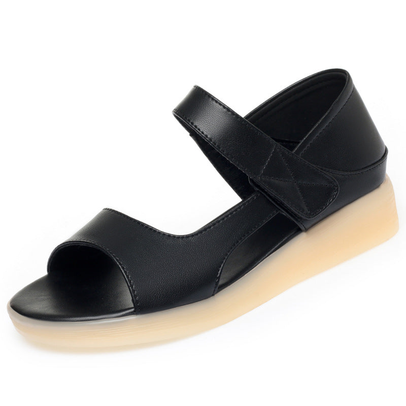 Damen Komfortable Sandalen mit verstellbarem Fesselriemen und rutschfester Sohle EB