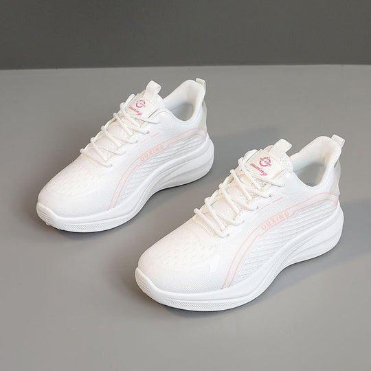 Damen Lauf-Sneaker mit atmungsaktivem Mesh-Obermaterial und dämpfender Sohle EB