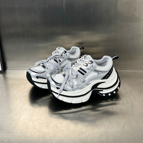 Damen Sportliche Chunky Sneakers mit innovativer Dämpfungstechnologie und atmungsaktiver Mesh-Oberfläche EB