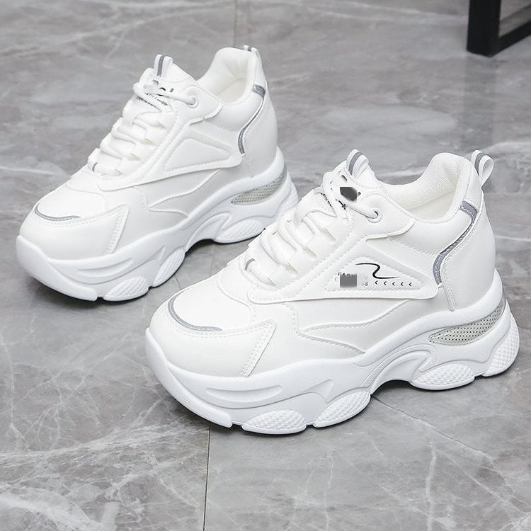 Damen Sportliche Chunky Sneakers mit atmungsaktiven Einsätzen und komfortabler Dämpfung EB