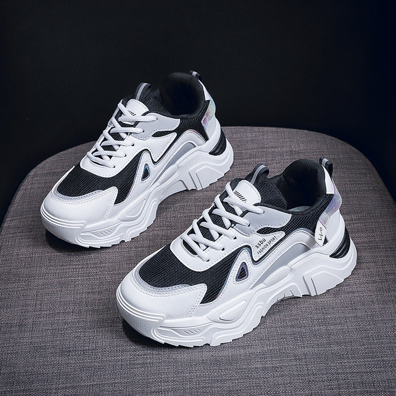 Damen Sportliche Sneaker mit atmungsaktiver Mesh-Oberfläche und ergonomischer Dämpfung EB