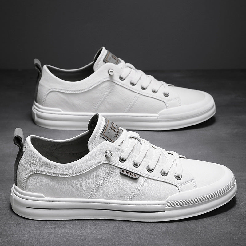 Damen Sneaker mit robustem Lederobermaterial und flexibler Laufsohle EB