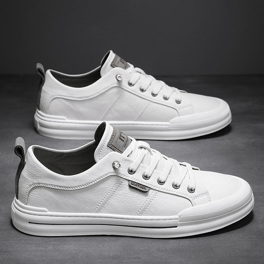 Damen Sneaker mit robustem Lederobermaterial und flexibler Laufsohle EB