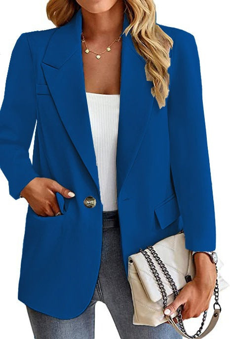 Damen Blazer mit modischen Taschen und elegantem Schnitt EB