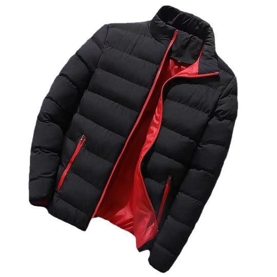 Herren nan gesteppte Thermojacke mit hohem Stehkragen und wasserabweisender Außenhülle EB