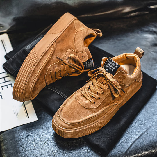 Damen Urbaner Sneaker mit hochwertigem Wildleder und rutschfester Sohle EB