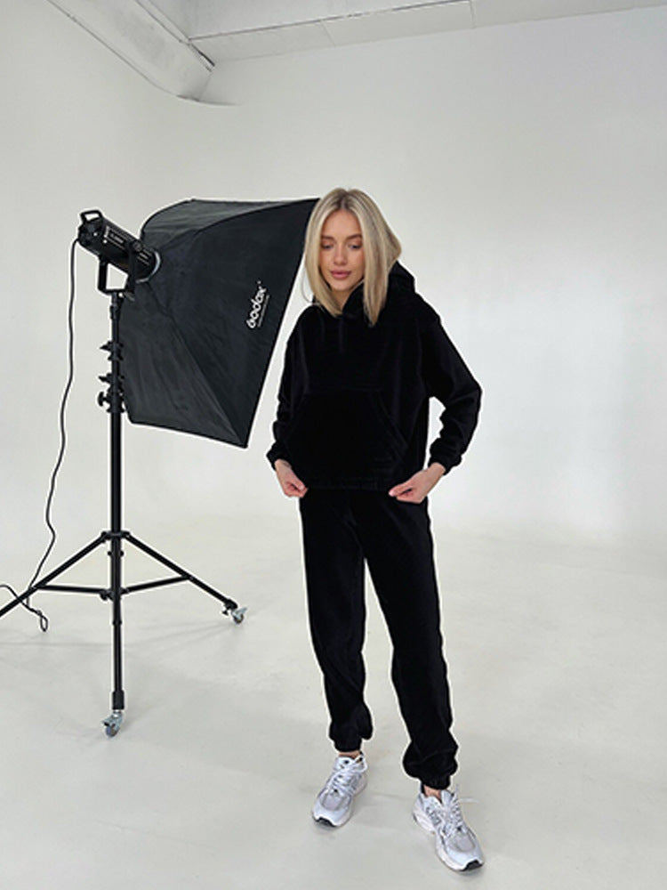 Damen Cord Lounge-Jogginganzug EB