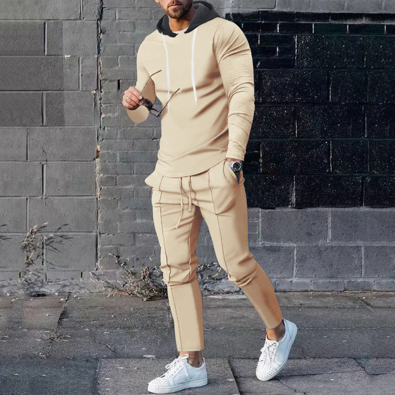 Herren Sportliches Hoodie-Set mit stylischen Jogginghosen EB