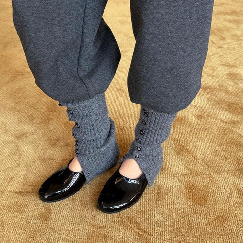 Damen Ballerinas aus hochwertigem Leder mit rutschfester Sohle EB