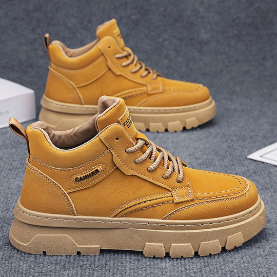 Damen modische Winterboots mit robuster Profilsohle und weichem Innenfutter EB